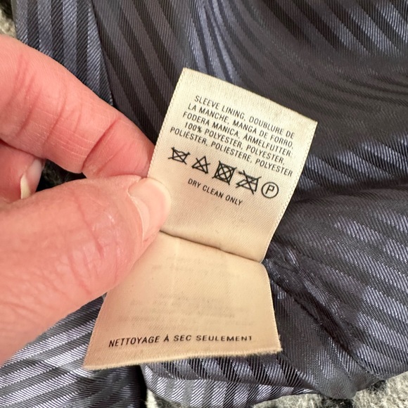 Anthropologie Elevenses gray animal print swing trapeze coat ladies size Small - Picture 12 of 13